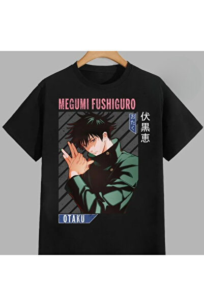 Flood Of Style Ανδρικό μπλουζάκι με σχέδια anime, Unisex, Jujutsu Kaisen, Fushiguro Megumi ‌