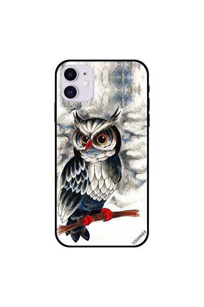 Covernex غطاء حماية لجهاز iPhone 11 برسومات بومة فنية