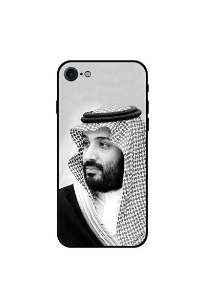 Covernex غطاء حماية آيفون 8 صورة محمد بن سلمان بالأبيض والأسود