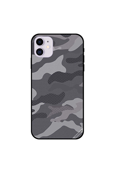 Covernex غطاء حماية لجهاز iPhone 11 بنمط تمويه رمادي