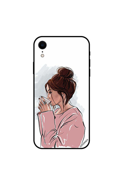 Covernex غطاء حماية لجهاز iPhone XR بطباعة شرب الشاي