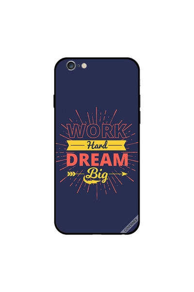 Covernex غطاء حماية لجهاز iPhone 6s Plus - اعمل بجد، احلم، سهم كبير