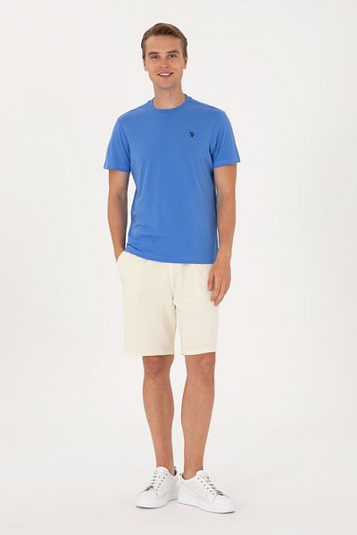 U.S. Polo Assn. Men's Cream Knitted Shorts 50298037-Vr071