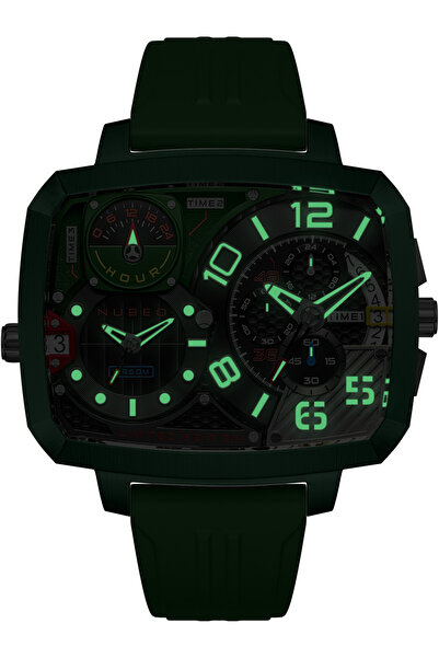 Nubeo Ανδρικό Ρολόι Nubeo NB-6084-03, Quartz, 58mm, 5ATM