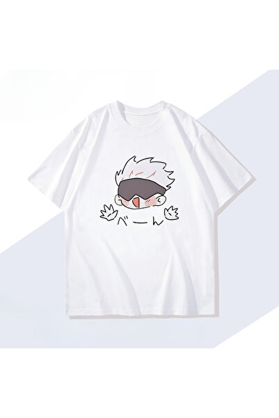 Flood Of Style Tricou unisex cu desen anime Jujutsu Kaisen Gojo Satoru
