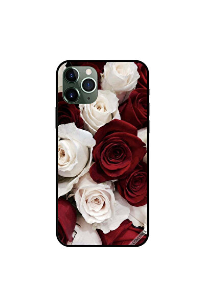 Covernex غطاء حماية لجهاز iPhone 11 Pro - ورود بيضاء وحمراء