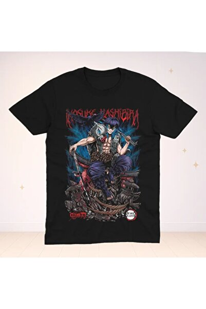 Flood Of Style Tricou unisex cu model anime Hashibira Inosuke ‌   Vânătorul d...