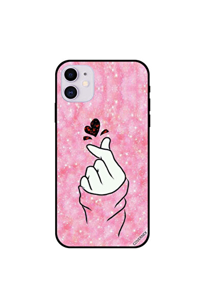 Covernex غطاء حماية لهاتف iPhone 11 Snap Love وردي لامع