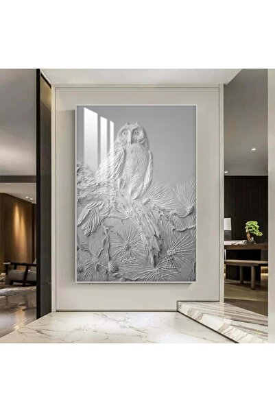 Marktna لوحة جدارية خشبية مطبوعة بتصميم جبسية مع برواز فضي و طبقة من الاكرليك...