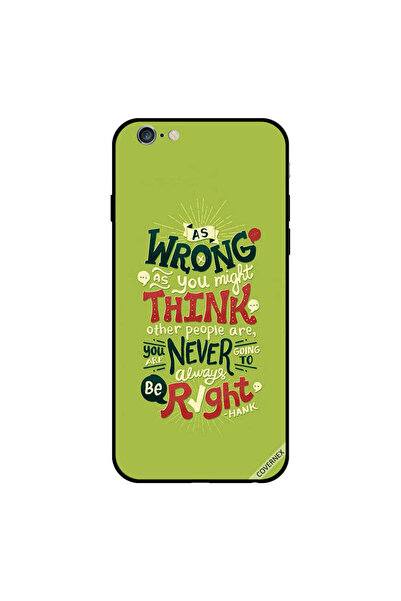 Covernex غطاء حماية لجهاز iPhone 6s Plus "كن دائمًا على حق"