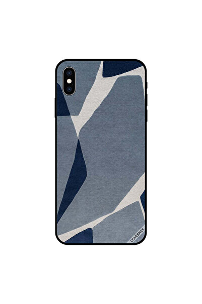 Covernex غطاء حماية لجهاز iPhone XS MAX بنمط رمادي وأزرق