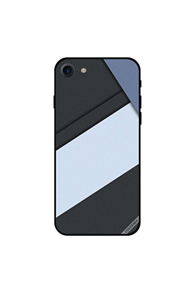 Covernex غطاء حماية لجهاز iPhone 8 بنمط خطوط سوداء وبيضاء