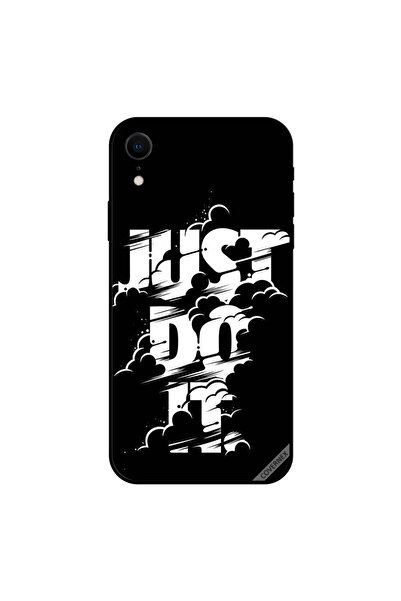 Covernex غطاء حماية iPhone XR - Just Do It - أبيض وأسود