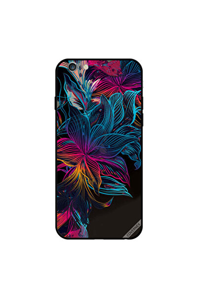 Covernex غطاء حماية لجهاز iPhone 6s Plus بنمط خطوط زهرية