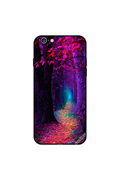 Covernex غطاء حماية لجهاز iPhone 6 بتصميم غابة ملونة