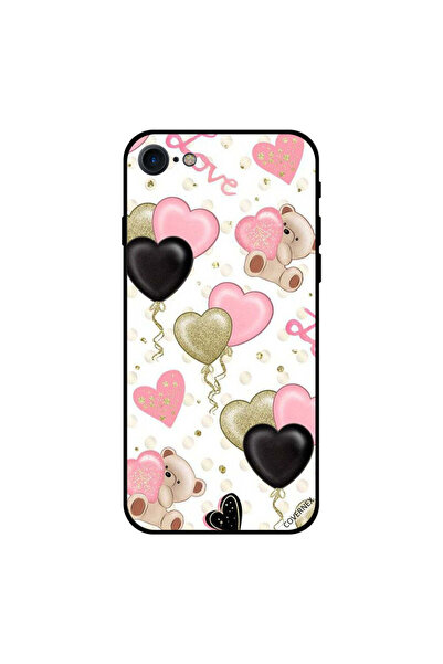 Covernex غطاء حماية لجهاز iPhone 8 بطبعة "بيرة وقلوب"