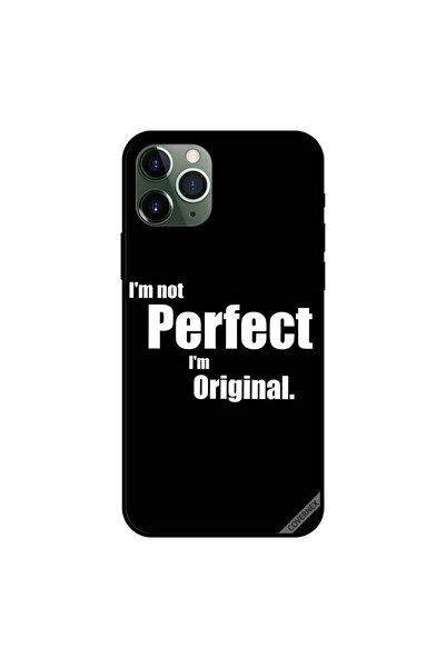 Covernex غطاء حماية لجهاز iPhone 11 Pro أنا لست مثاليًا أنا أصلي