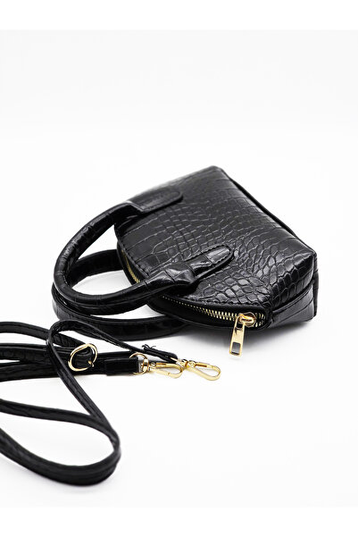 KOÇAK ÇANTA Kadın Kroko Çapraz Askılı Mini El ve Omuz Çantası