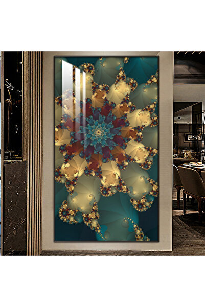 SND لوحة جدارية خشبية فاخرة مع برواز اسود و طبقة من الاكرليك الشفاف