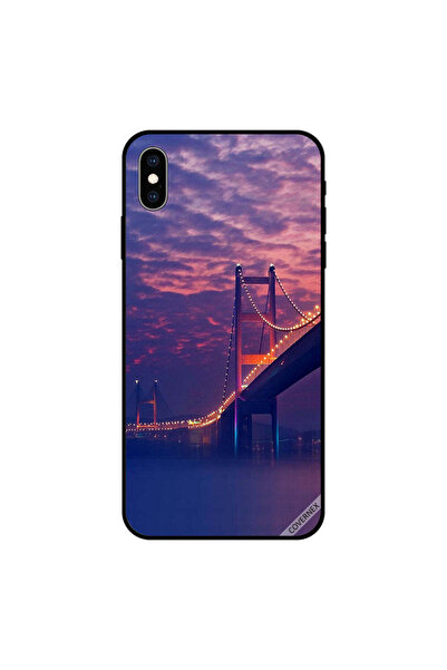 Covernex iPhone XS Case Cover Lights On in Evening On Bridge