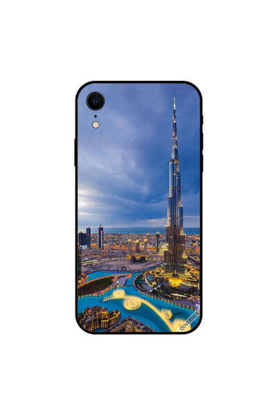 Covernex غطاء حماية iPhone XR بطبعة نافورة داون تاون