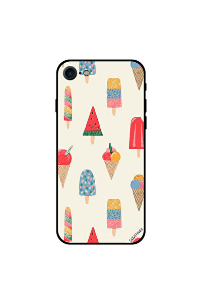 Covernex غطاء حماية لجهاز iPhone 8 بنقشة آيس كريم