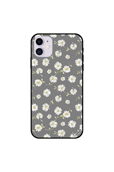 Covernex غطاء حماية لجهاز iPhone 11 بنقشة زهور بيضاء صغيرة