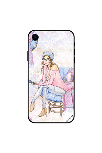 Covernex غطاء حماية لجهاز iPhone XR يبدو رائعًا مع قطتها الصغيرة