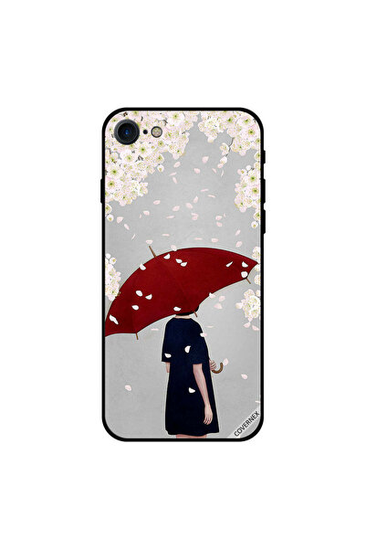 Covernex غطاء حماية لهاتف iPhone 8 بطبعة فتاة تحت المظلة