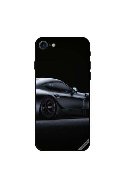 Covernex غطاء حماية لجهاز iPhone 8 باللون الأسود والرمادي وسيارة