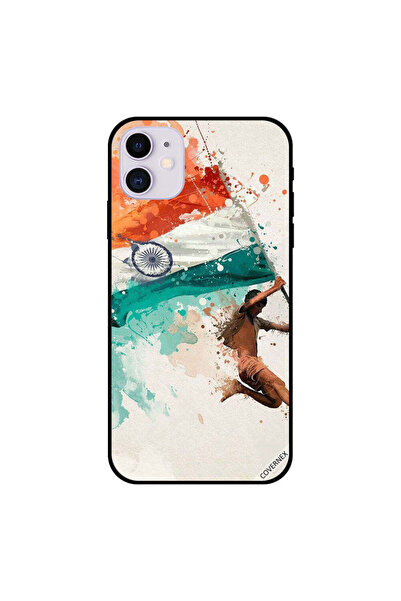 Covernex غطاء حماية لجهاز iPhone 11 يحمل علم الهند أثناء الطيران
