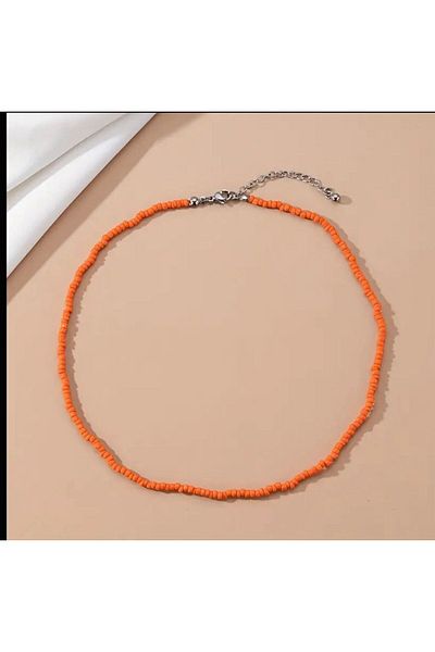Stoneday Plating Apparatus Medium Size Sand Bead Summer Necklace