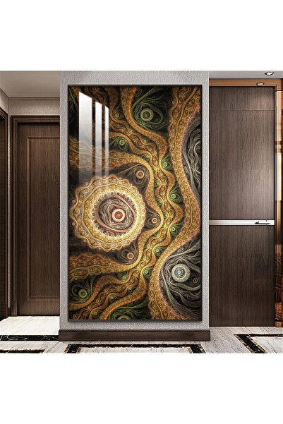 SND لوحة جدارية خشبية فاخرة مع برواز اسود و طبقة من الاكرليك الشفاف