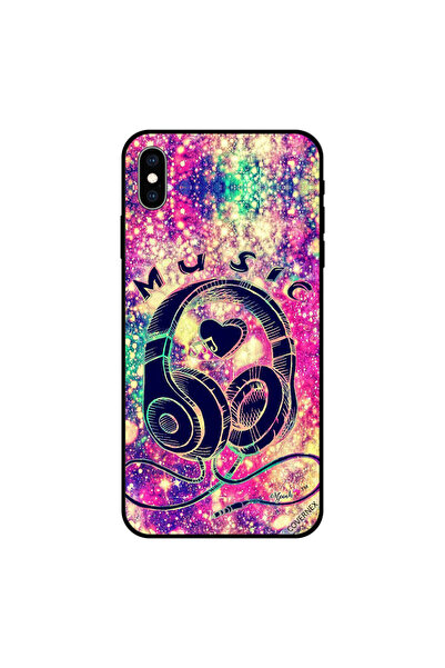Covernex غطاء حماية لهاتف iPhone XS بتصميم رأس موسيقى وقلب