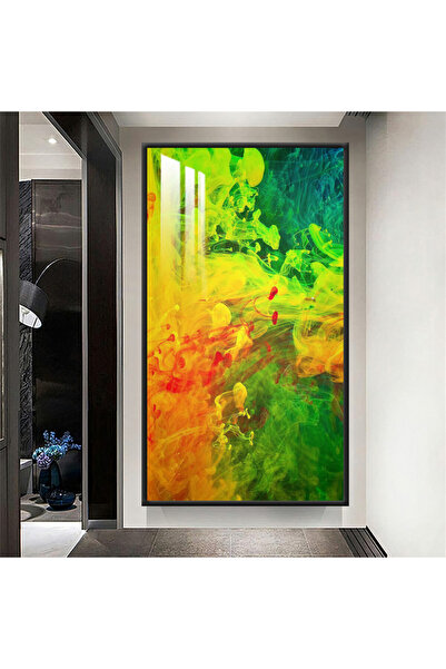 SND لوحة جدارية خشبية فاخرة مع برواز اسود و طبقة من الاكرليك الشفاف