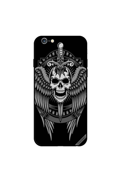 Covernex غطاء حماية لجهاز iPhone 6s Plus بتصميم جمجمة وأجنحة نسر