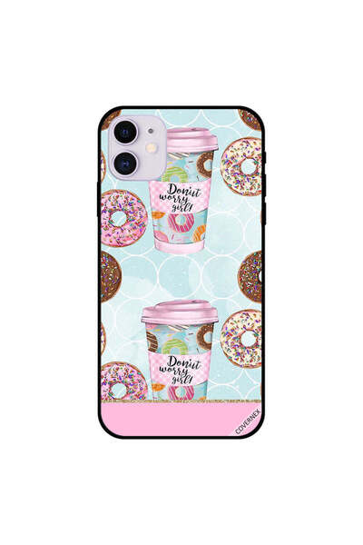 Covernex غطاء حماية لهاتف iPhone 11 بتصميم فتاة دونات ووري
