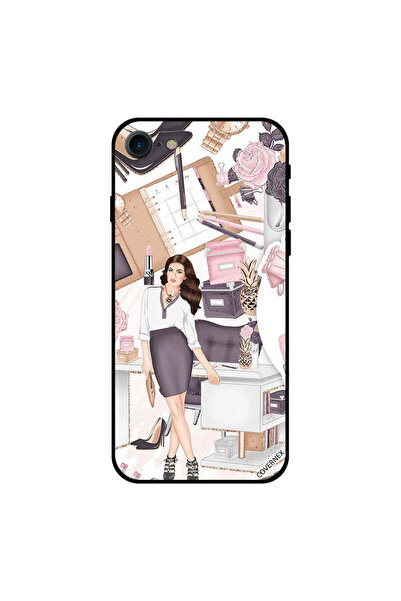 Covernex غطاء حماية لجهاز iPhone 8 - فتاة المديرة والهوايات