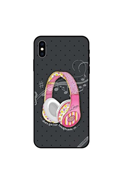 Covernex غطاء حماية لجهاز iPhone XS MAX مطبوع عليه "لقد ارتدت سماعات الرأس"