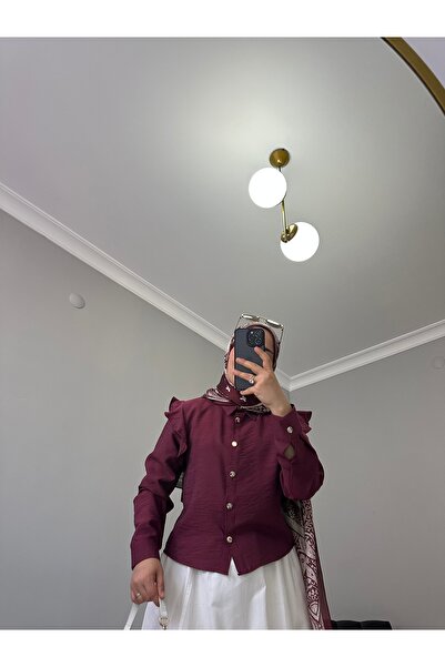 GOFRE OPLİN JAKAR OMZU FIRFIRLI GÖMLEK