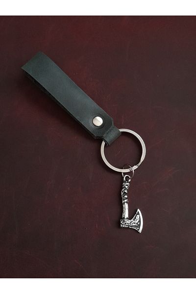 BSN Store Ax Figure Keychain ​​Premium Hand Made Real Leather Keychain