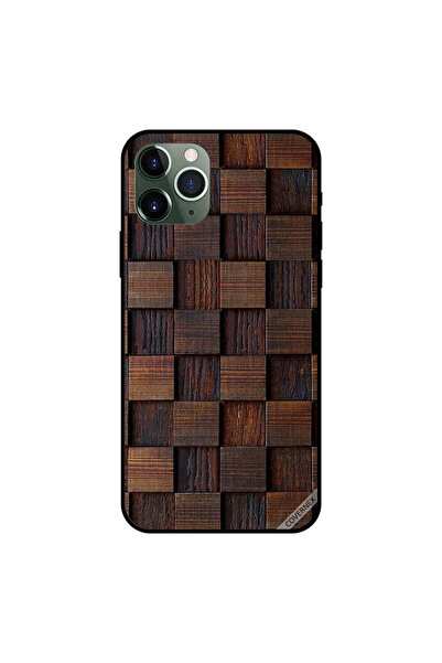 Covernex غطاء حماية مربعات خشبية لهاتف iPhone 11 Pro Max