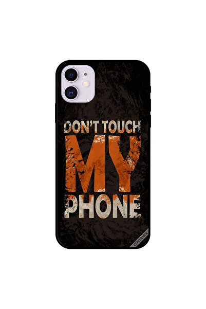 Covernex غطاء حماية لجهاز iPhone 11 مطبوع عليه عبارة "لا تلمس هاتفي" بتصميم ك...