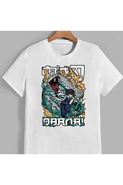 Flood Of Style Μπλουζάκι Unisex με σχέδια Anime Hashibira Inosuke δολοφόνος δ...