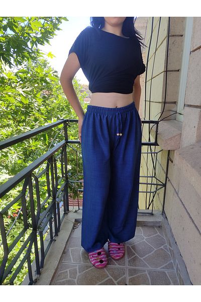 KapadokyaButik Bol Cut Linen Pants