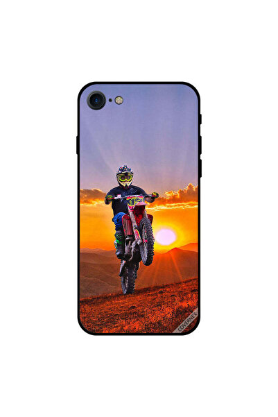 Covernex غطاء حماية لهاتف iPhone 8 بتصميم دراجات نارية وشمس