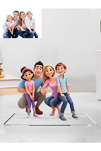 ELF REKLAM Kişiye Özel Masaüstü Fotoğraf Pleksi