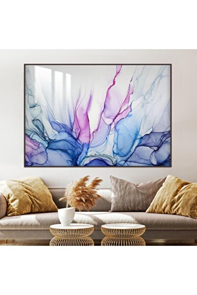 SND لوحة جدارية خشبية فاخرة بتصميم الفن التجريدي مع برواز شامبين و طبقة من ال...