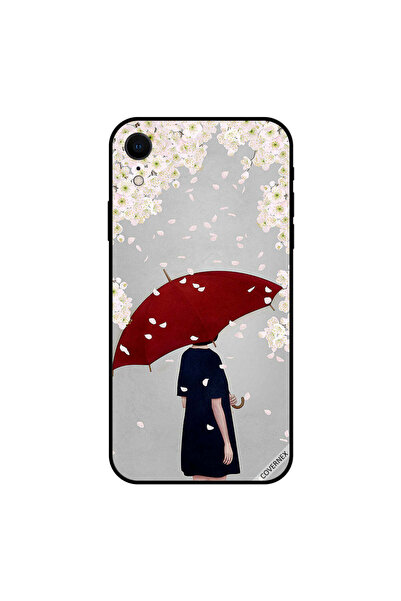 Covernex غطاء حماية لهاتف iPhone XR - فتاة تحت المظلة
