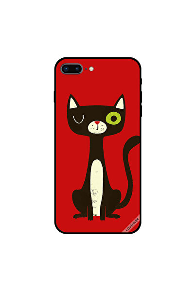 Covernex غطاء حماية لهاتف iPhone 7 Plus بتصميم Kitten Wink